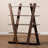 Hollen Modern and Contemporary 5-Tier Wood Geometric Living Room Display Shelf