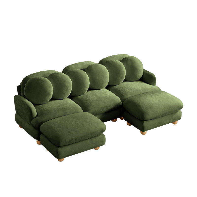 Canapé d'angle modulaire confortable