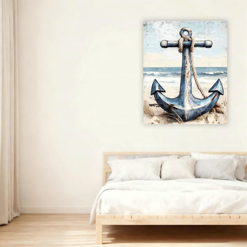 Art mural 24 po x 36 po Coastal Beach