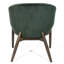 Fauteuil demi-tonneau en velours 28 po Barnes-2043529708