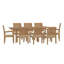 Ensemble repas d'extérieur 9 pièces Marina