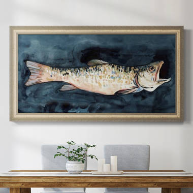 Fish (Multi-Color) On Canvas by Dean Crouser Gallery-Wrapped Canvas Giclée