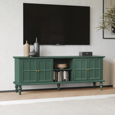 66"TV Stand For Tvs Up To 75", Entertainment Centre With Storage