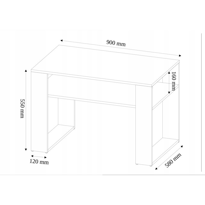 Ricca Coffee Table with Storage, Blue / White / Grey, Beige