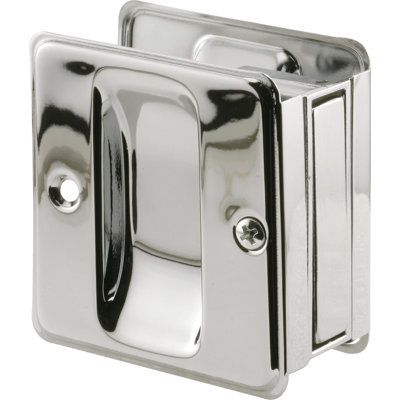 Prime-Line Pocket Door Handle and Pull, 2-1/2 in. L X 1-3/8 in. W X 2-3/4 in. D, Solid (Single Pack)