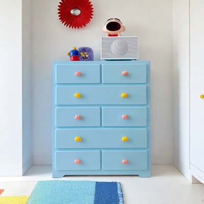 Modern simple color drawer accent chest