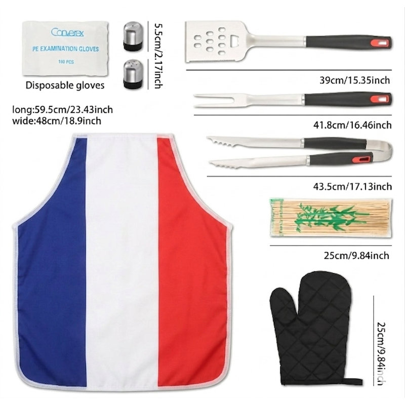 Ensemble de gril pour l'extérieur Ultimate International de 7 pièces, France
