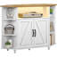 Meuble télé de coin, meuble télé de coin avec éclairage à DEL, rangement ouvert, tablettes réglables, armoires de télévision pour le salon, la chambre à coucher-778790084