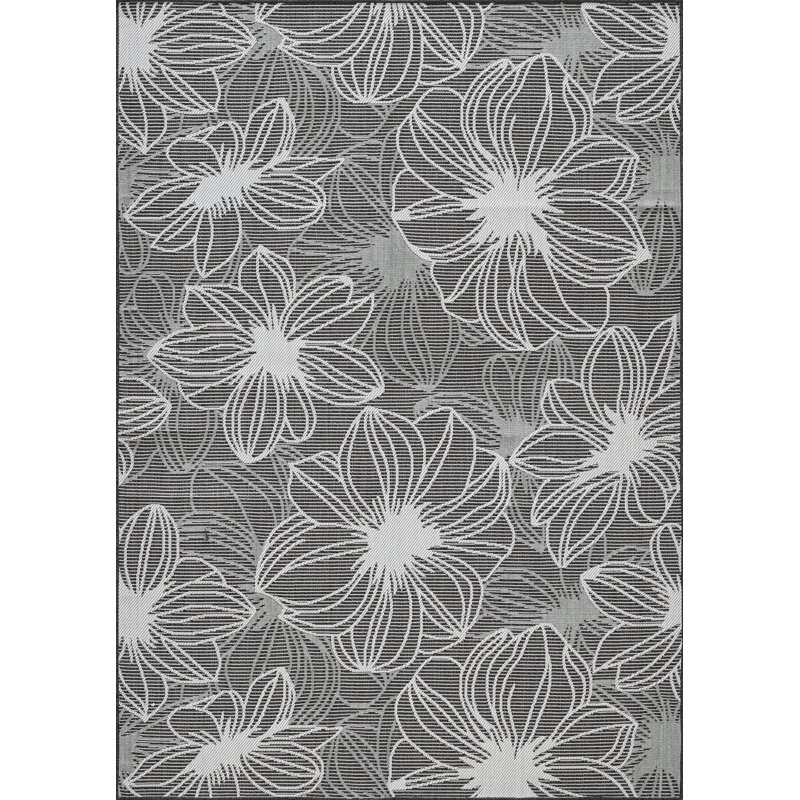 Tapis gris Rosmunda Cerimia, Rectangle 6 pi 7 po x 9 pi 2 po