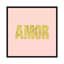 «Amor», art textuel sur toile en rose-74271800-74271801-74271802