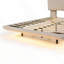 Grand lit plateforme tapissier