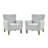 Arching 31" W Polyester Armchairs with Solid Wood Legs (Set of 2)-84502078