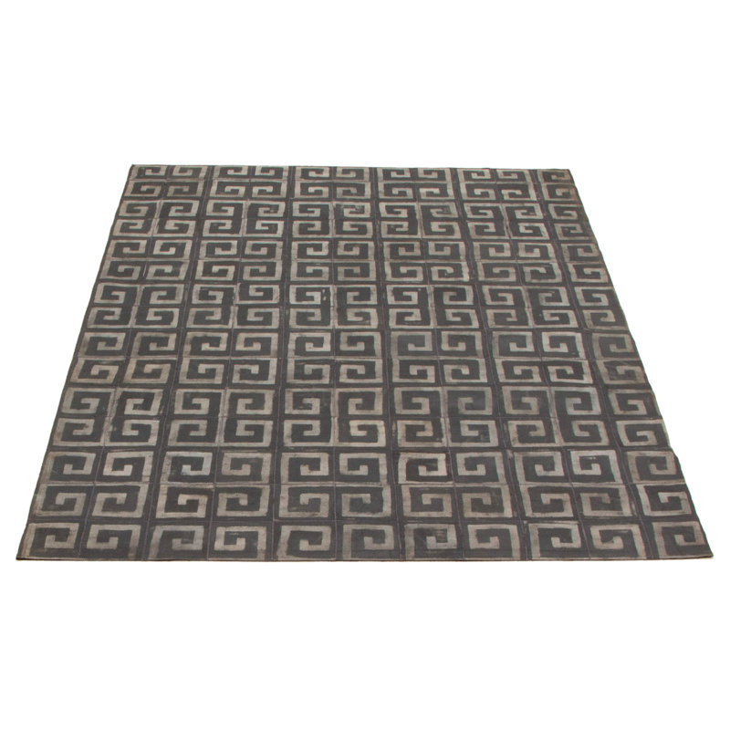 Tapis gris / blanc Cesar