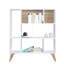 Frame Bookcase, Standing Bookshelf with 8 Shelves, Display Cabinet-1095072223-1095072222