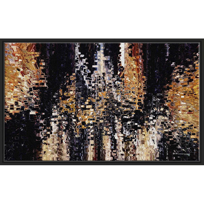 «Your Creator, Colossians 1/16» par Mark Lawrence, reproduction d'art, Cadre flottant noir, H 39,5 po x l 63,5 po x P 2 po