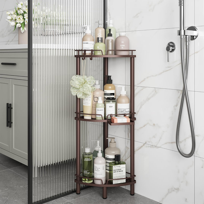Serviteur de douche en coin, Bronze