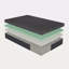 Matelas en mousse viscoélastique imprégnée de gel et thé vert, matelas dans une boîte-1960482135