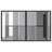 Ebern Designs Patio Table With Glass Top 43.3"X26.8"X27.6" Poly Rattan-1244978667