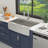 Farmhouse/Apron Kitchen Sink Single Bowl 16 Guage Stainless Steel Workstation Sink-129480630