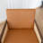 Upholstered Accent Chair With Rattan Mesh Armrests, Brown PU Leather-171247462