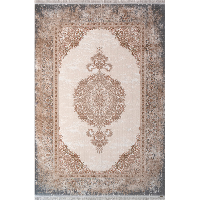 Miramare Viscose Oriental Indoor / Outdoor Rug, Rectangle 2'7" x 5'