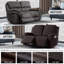 Housse pour fauteuil inclinable extensible 2 places Wald, Housse pour causeuse inclinable-599631066