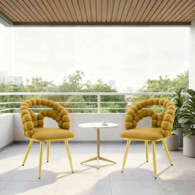 Ensemble de 2 chaises d'appoint Modern