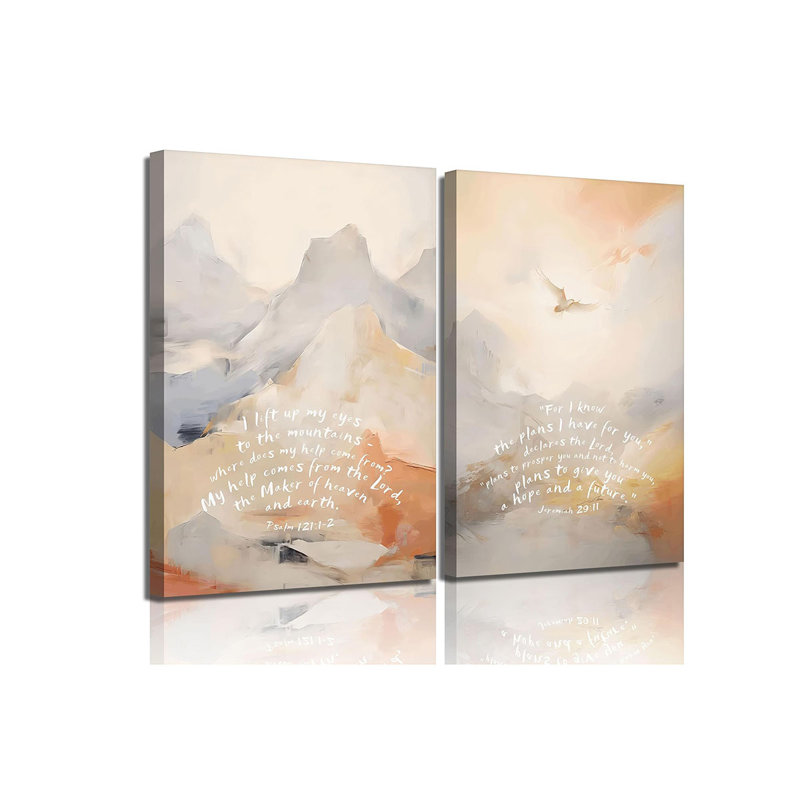 2 Piece Wrapped Canvas Print