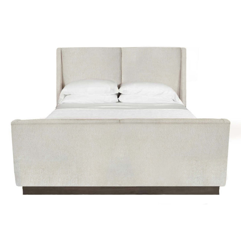 Charlie Upholstered Bed, Tan, Queen