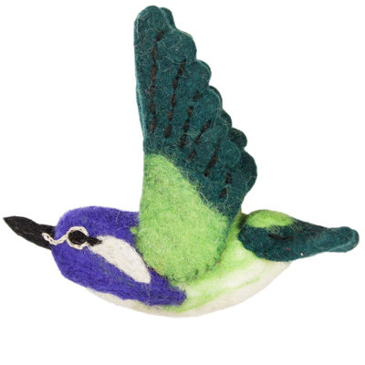 Figurine suspendue costas hummingbird de jardin oiseau