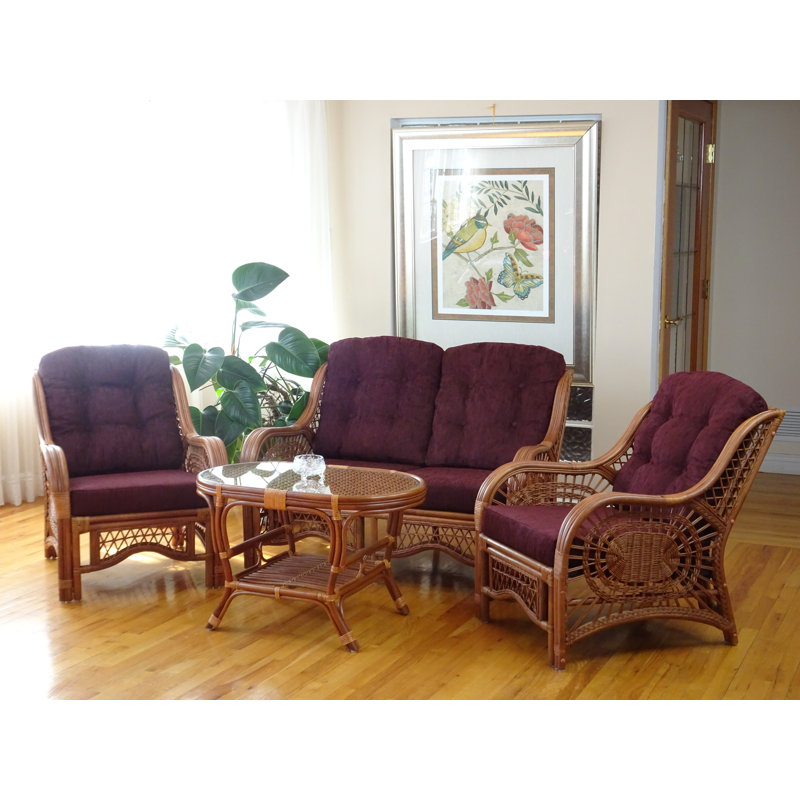 Ottoville Upholstered 48'' Sofa, Dark Brown