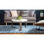 Tapis bleu à rayures Mitzy-1860981884