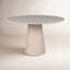 Modern Brazilian Mona Glass Top Round Dining Table-326201100