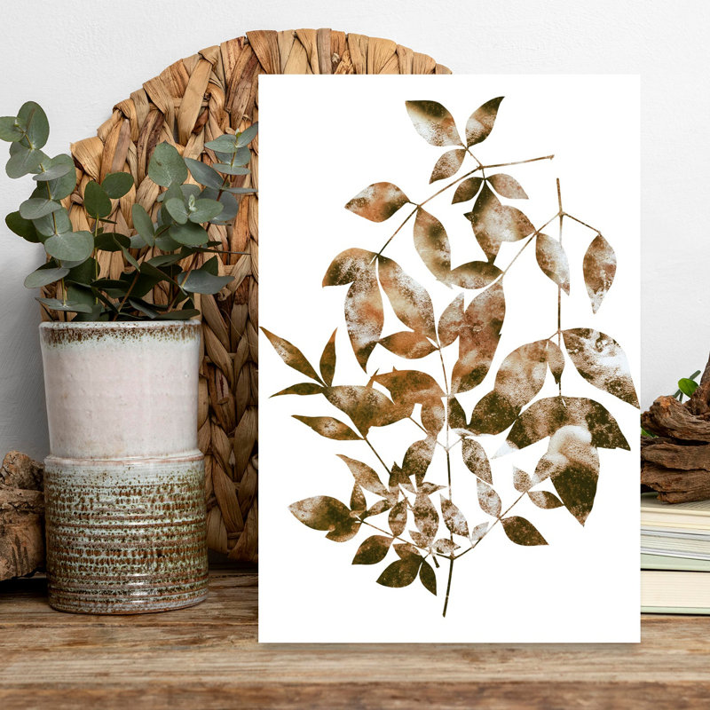 Contemporary Art Elegant Modern Abstract Landscape Nature Wall Art by Angelo Cerantola - Wrapped Canvas Print
