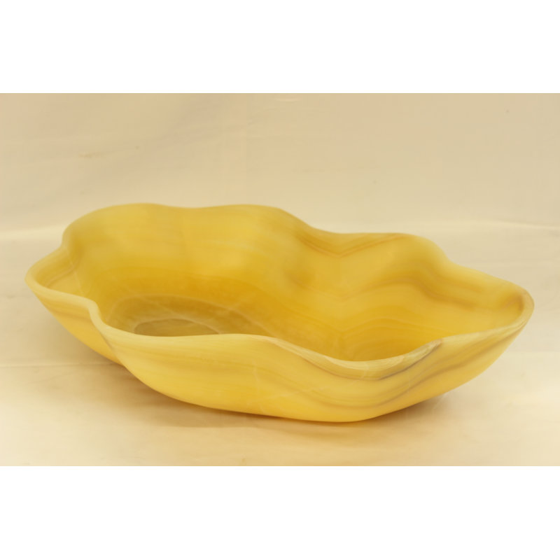 Yellow Sahara Onyx Centerpiece