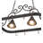 Steel Handcrafted Rectangle Hanging Pot Rack