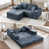 Blue Chenille