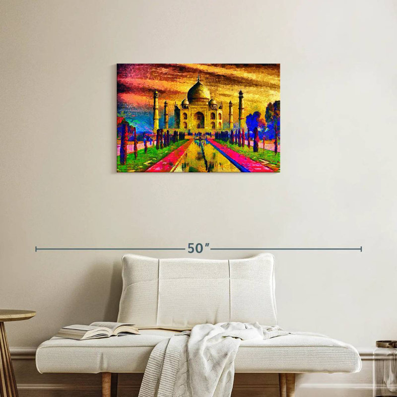 Nicci Abstract Taj Mahal, 20" H x 30" W