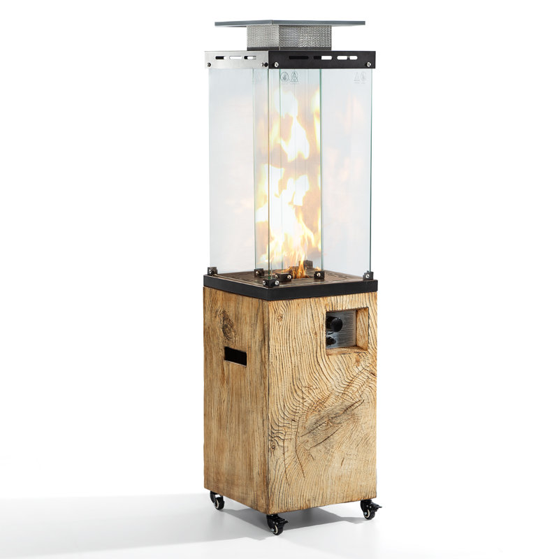 41000-BTU Propane Standing Patio Heater, Natural