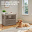 Table de bout pour chien avec table de bout et loquet verrouillable pour petits et grands chiens-1833971692