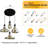 Dontre 4 - Light Black Cluster Pendant