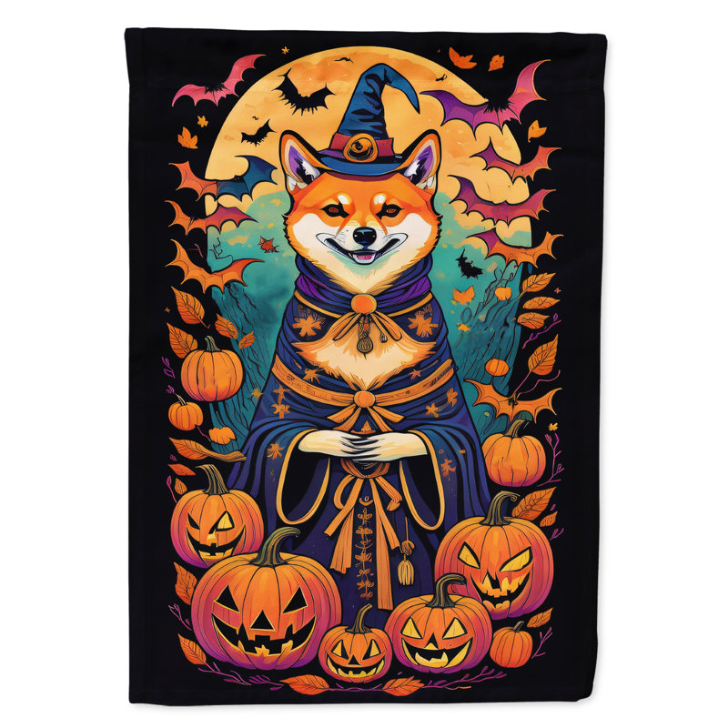 Drapeau de jardin en polyester double face Jakameron, 40 po x 28 po