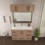 Meuble-lavabo autoportant avec lavabo en acrylique renforcé 48 po Victoria-100853536