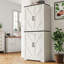 Armoire de cuisine 69 po avec 4 portes et tablettes réglables Farmhouse, autoportante pour la salle à manger et le salon-19889934