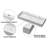 Cpingao 48"x18" Stone Resin Wall Mounted Floating Sink Dou 17.99'' Solid Surface Rectangular Bathroom Sink