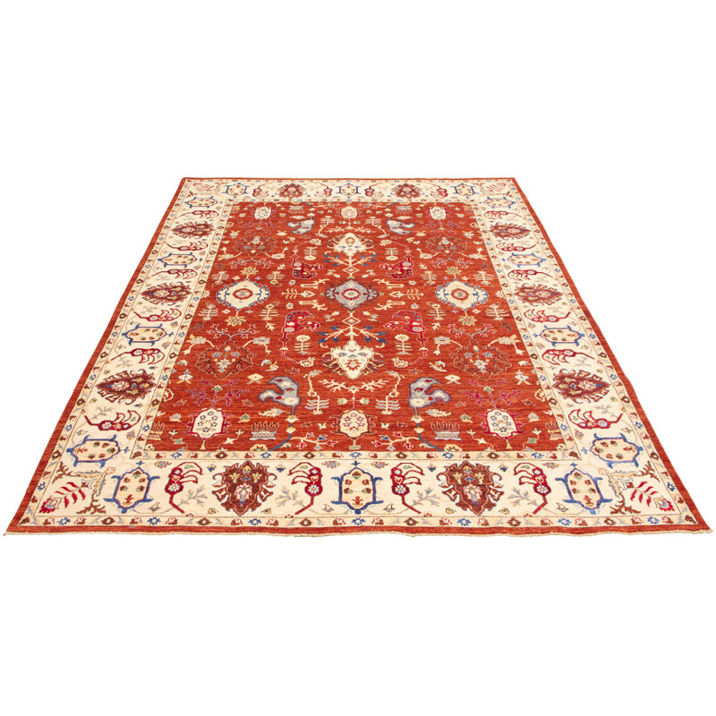 Tapis de salle de tabriz 9 pi x 11 pi 9 po main one-of-kind noué la 2010 Youssouf