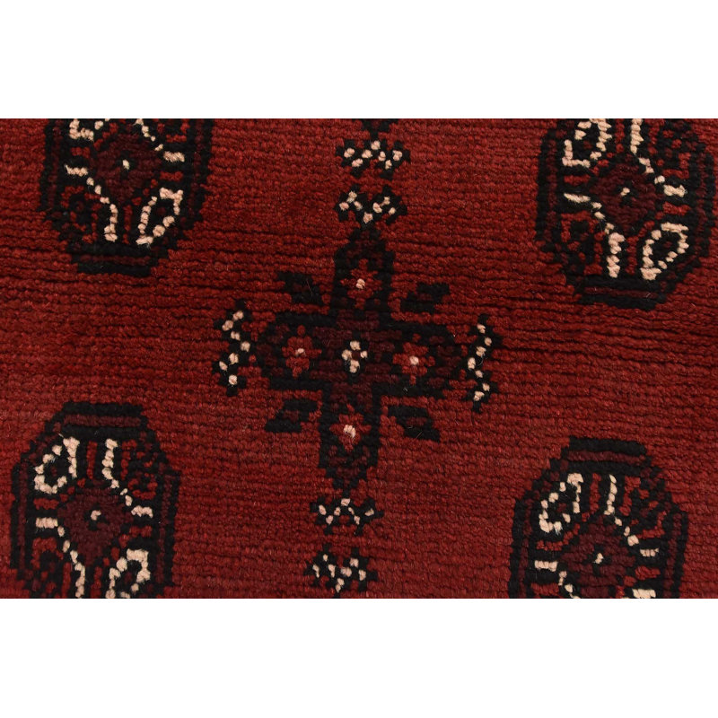 Tapis unique rouge de 4 pi x 6 pi One-of-a-Kind