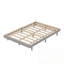 Base de lit plateforme double avec pieds robustes