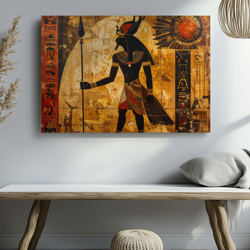 Art mural sur toile Ra Papyrus Canvastraditional, H 9 po x l 12 po