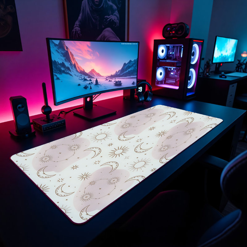 Polyester Desk Pad, 31.5x15.5